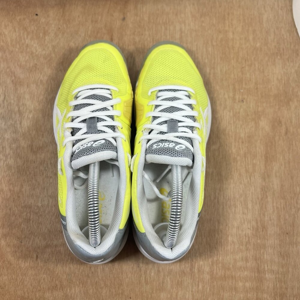 Asics Gel-Court Speed Yellow Gray Women Size 7.5 E850N Sneakers - Picture 5 of 8